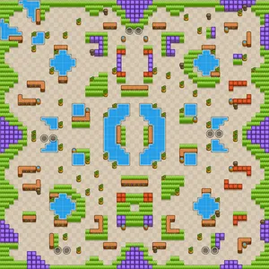 Acid Lakes — Duo Showdown map in Brawl Stars