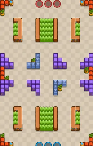 Belles Rock — Knockout map in Brawl Stars