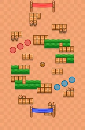 Bustling Business — Brawl Ball map in Brawl Stars