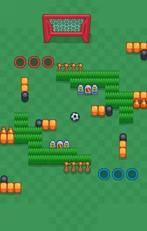 Corner Kickoff — Super Ball map in Brawl Stars