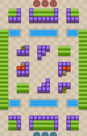 Goldarm Gulch — Knockout map in Brawl Stars