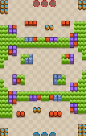 Hard Rock Mine — Gem Grab map in Brawl Stars