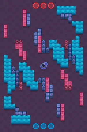 Let Me Dance — Gem Grab map in Brawl Stars