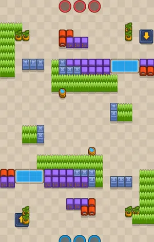 Out In The Open — Knockout map in Brawl Stars