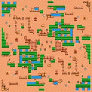 Rice Field — Solo Showdown map in Brawl Stars