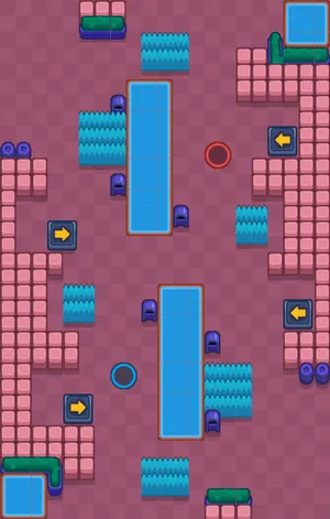 Stone Skipping — Duels map in Brawl Stars