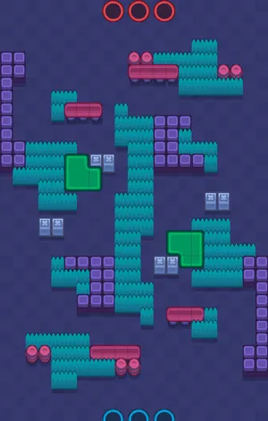 Stroke Of Luck — Knockout map in Brawl Stars