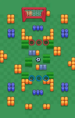 Triple Dribble — Brawl Ball map in Brawl Stars