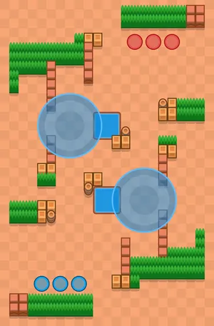Under Pressure — Hot Zone map in Brawl Stars