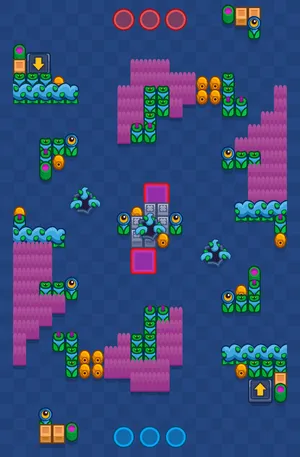 Ancient Treasure — Treasure Hunt map in Brawl Stars