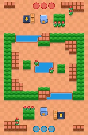 Aridity — Heist map in Brawl Stars