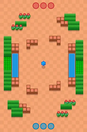Attrition — Wipeout map in Brawl Stars