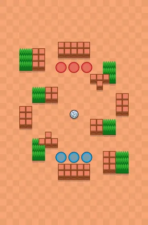 Block Party — Volley Brawl map in Brawl Stars