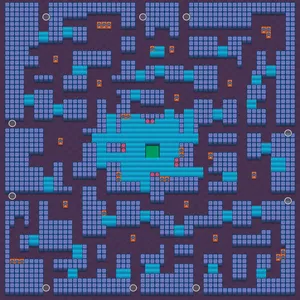 Cavern Churn — Solo Showdown map in Brawl Stars