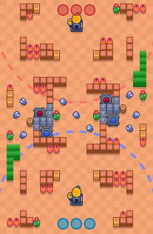 Celestial Crusade — Spirit Wars map in Brawl Stars