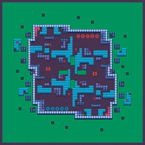 Cobblestone Swamp — Gem Grab 5v5 map in Brawl Stars