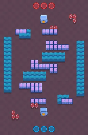Corner Cave — Heist map in Brawl Stars