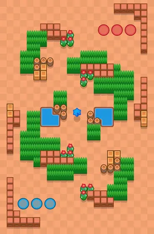 Crab Claws — Knockout map in Brawl Stars
