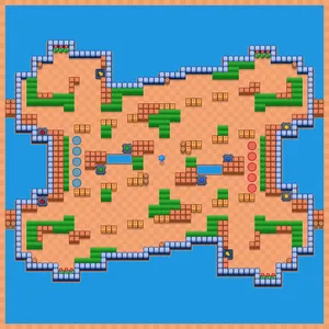 Crescendo — Knockout 5v5 map in Brawl Stars