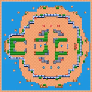 Crimson Divide — Brawl Arena map in Brawl Stars