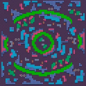 Crystal Eye Castle — Trio Showdown map in Brawl Stars