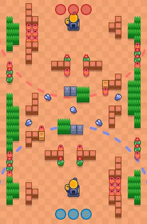 Divine Descent — Spirit Wars map in Brawl Stars