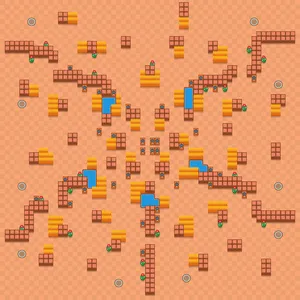 Double Trouble — Solo Showdown map in Brawl Stars
