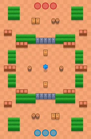 Dry Season — Bounty map in Brawl Stars