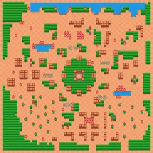 Feast Or Famine — Trio Showdown map in Brawl Stars