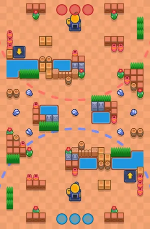 Final Frontier — Spirit Wars map in Brawl Stars