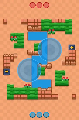 Fishing Bed — Hot Zone map in Brawl Stars