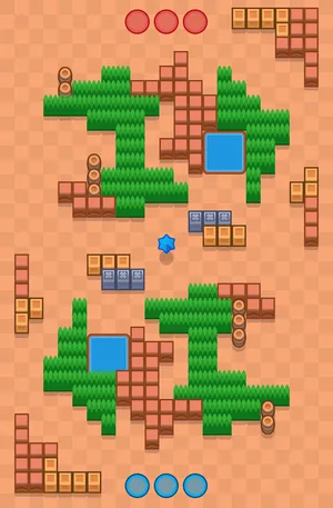 Flaring Phoenix — Knockout map in Brawl Stars