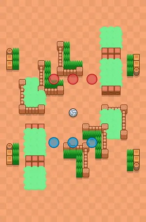 Floater — Volley Brawl map in Brawl Stars