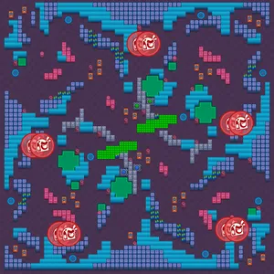 Gated Community — Upside Showdown map in Brawl Stars