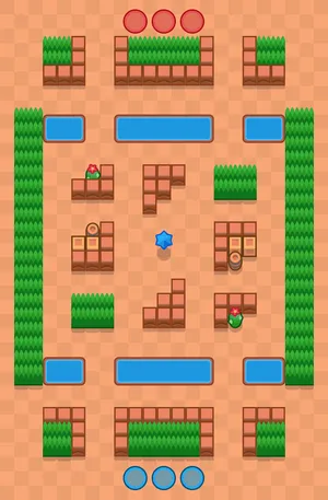 Goldarm Gulch — Knockout map in Brawl Stars