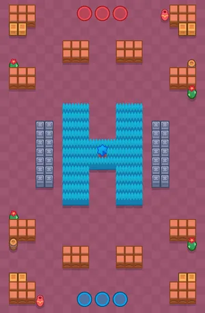 H For... — Knockout map in Brawl Stars