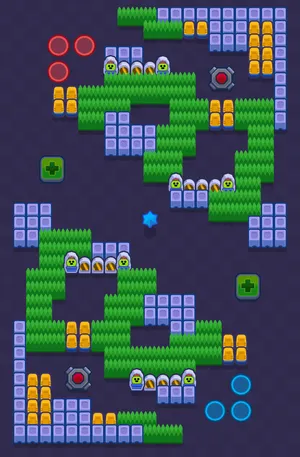 Healthy Middle Ground — Knockout map in Brawl Stars