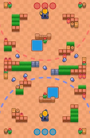 Hellish Harvest — Spirit Wars map in Brawl Stars