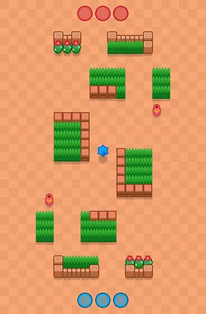Hideout — Bounty map in Brawl Stars