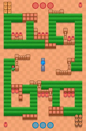 Hoop Boot Hill — Soul Collector map in Brawl Stars