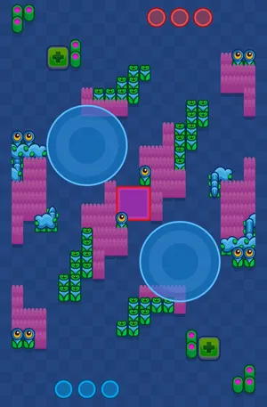Hyacinth House — Hot Zone map in Brawl Stars