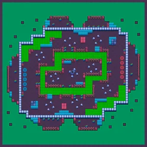 Imposter Pathway — Shadow Smash map in Brawl Stars
