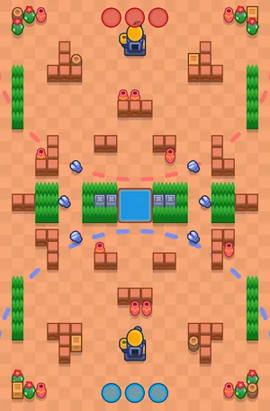 Infernal Invasion — Spirit Wars map in Brawl Stars