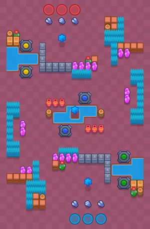 Invaded Space — Token Run map in Brawl Stars