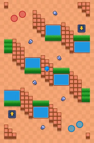 Kiss Kaboom — Love Bombing map in Brawl Stars