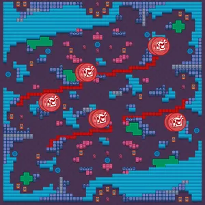Kroket — Upside Showdown map in Brawl Stars