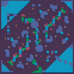 Lilypond Grove — Solo Showdown map in Brawl Stars