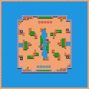 Mirages Of Madness — Wipeout 5v5 map in Brawl Stars