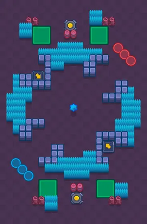 New Perspective — Knockout map in Brawl Stars