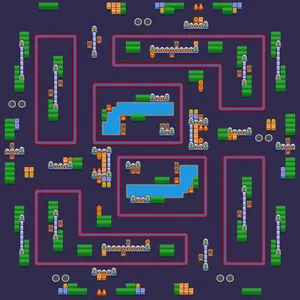 North Park Station — Duo Showdown map in Brawl Stars